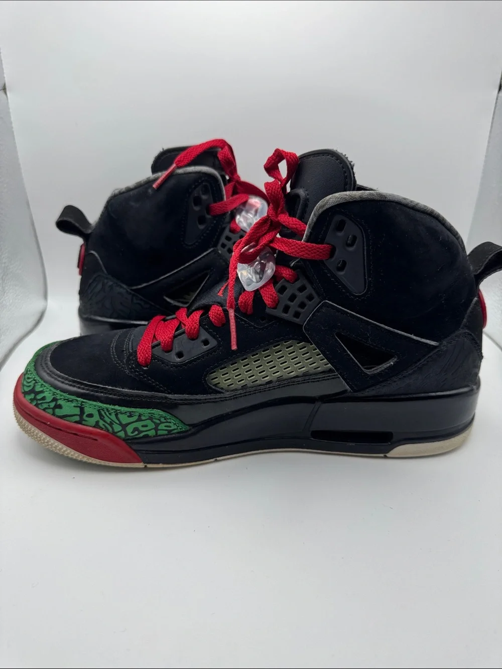 NIKE JORDAN SPIZIKE BLACK VARSITY RED MENS SIZE 9 315371-026